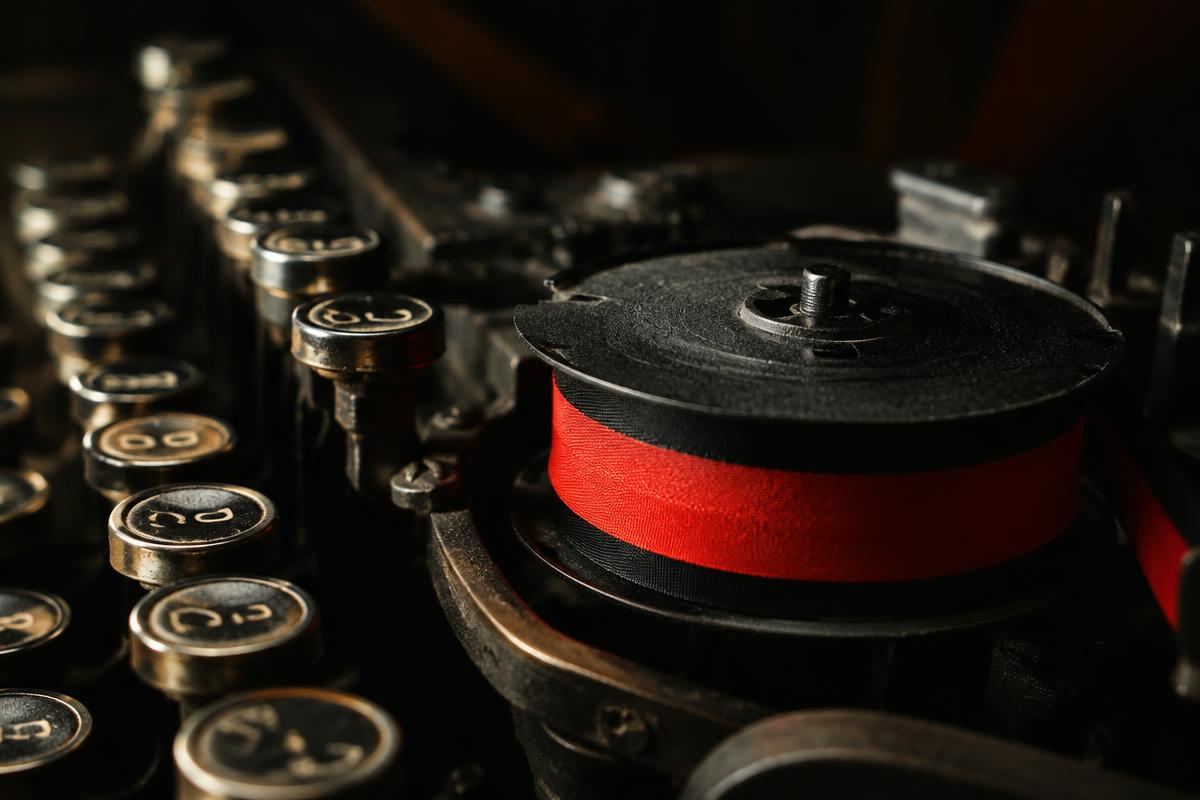 Typewriter detail